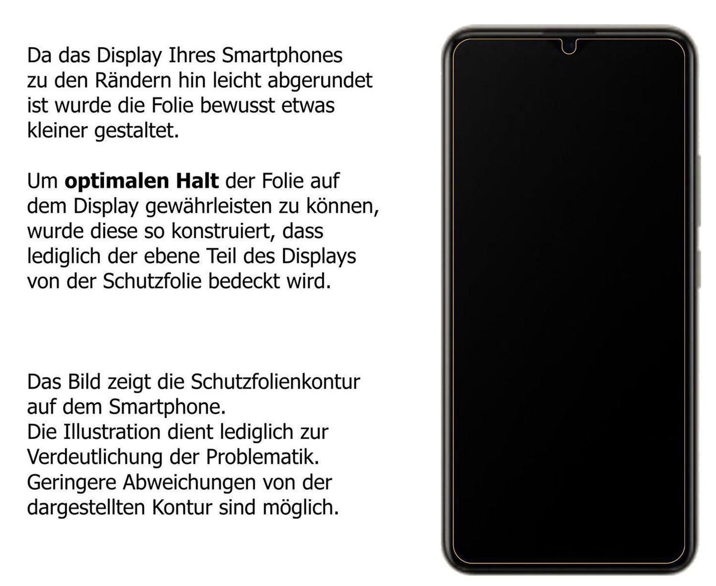 Blickschutzfolie für Vivo Z5i matt Schutzfolie Pri (5)