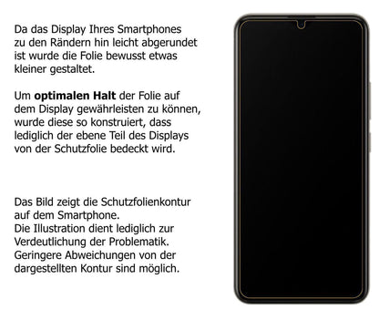 Blickschutzfolie für Vivo Z5i matt Schutzfolie Pri (5)