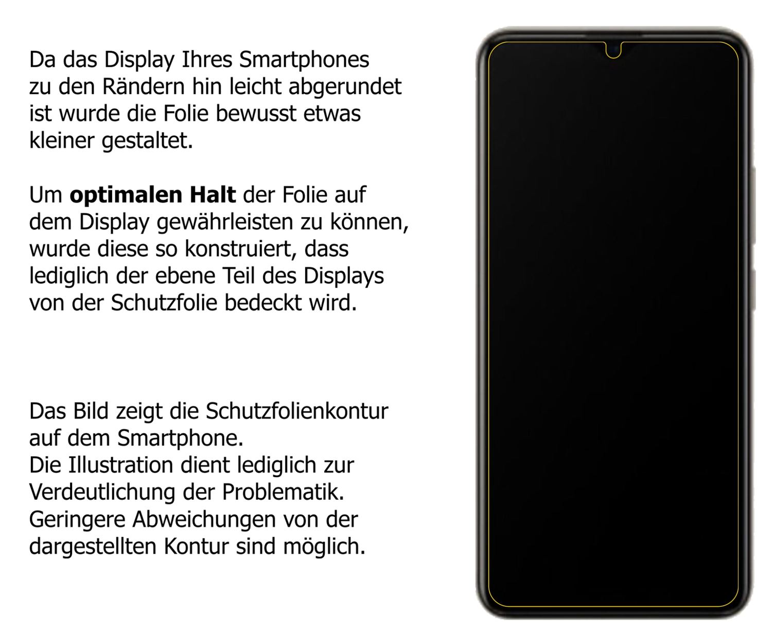 Blickschutzfolie für Vivo Y19 matt Schutzfolie Pri (5)