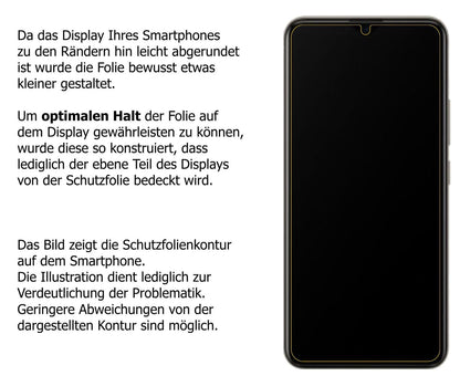 2x Schutzfolie klar für Vivo Y19 Display-Schutzfol (5)