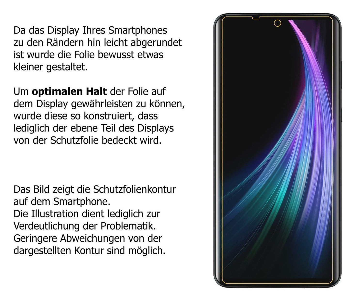 Blickschutzfolie für Sharp Aquos Zero 2 matt Schut (5)