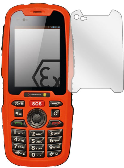 1x Schutzfolie klar für i.safe MOBILE IS320.1 Disp (2)