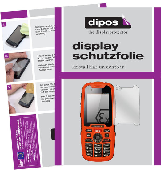 6x Schutzfolie klar für i.safe MOBILE IS320.1 Disp (1)