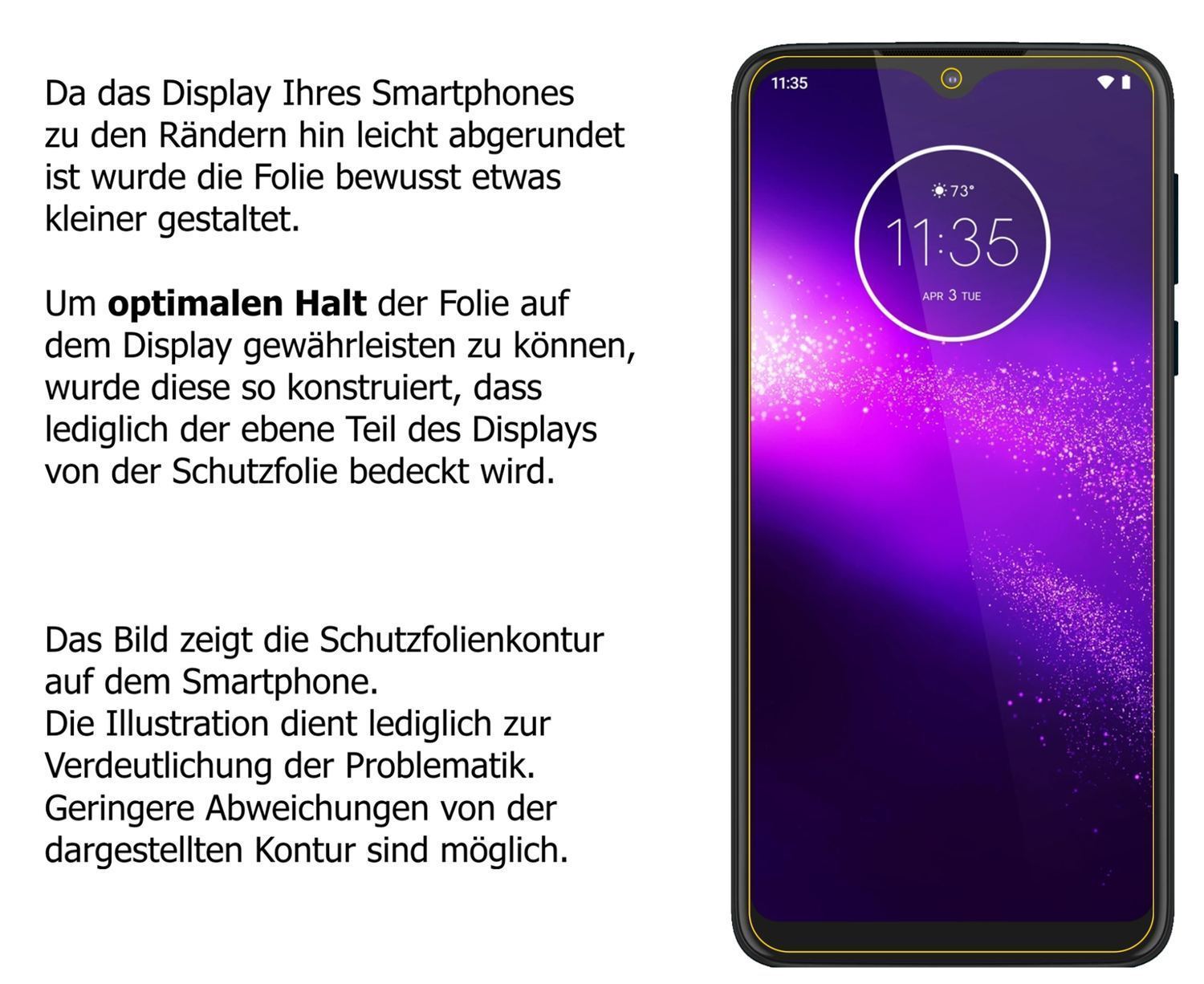 2x 9H Schutzfolie matt für Motorola One Macro Panz (3)