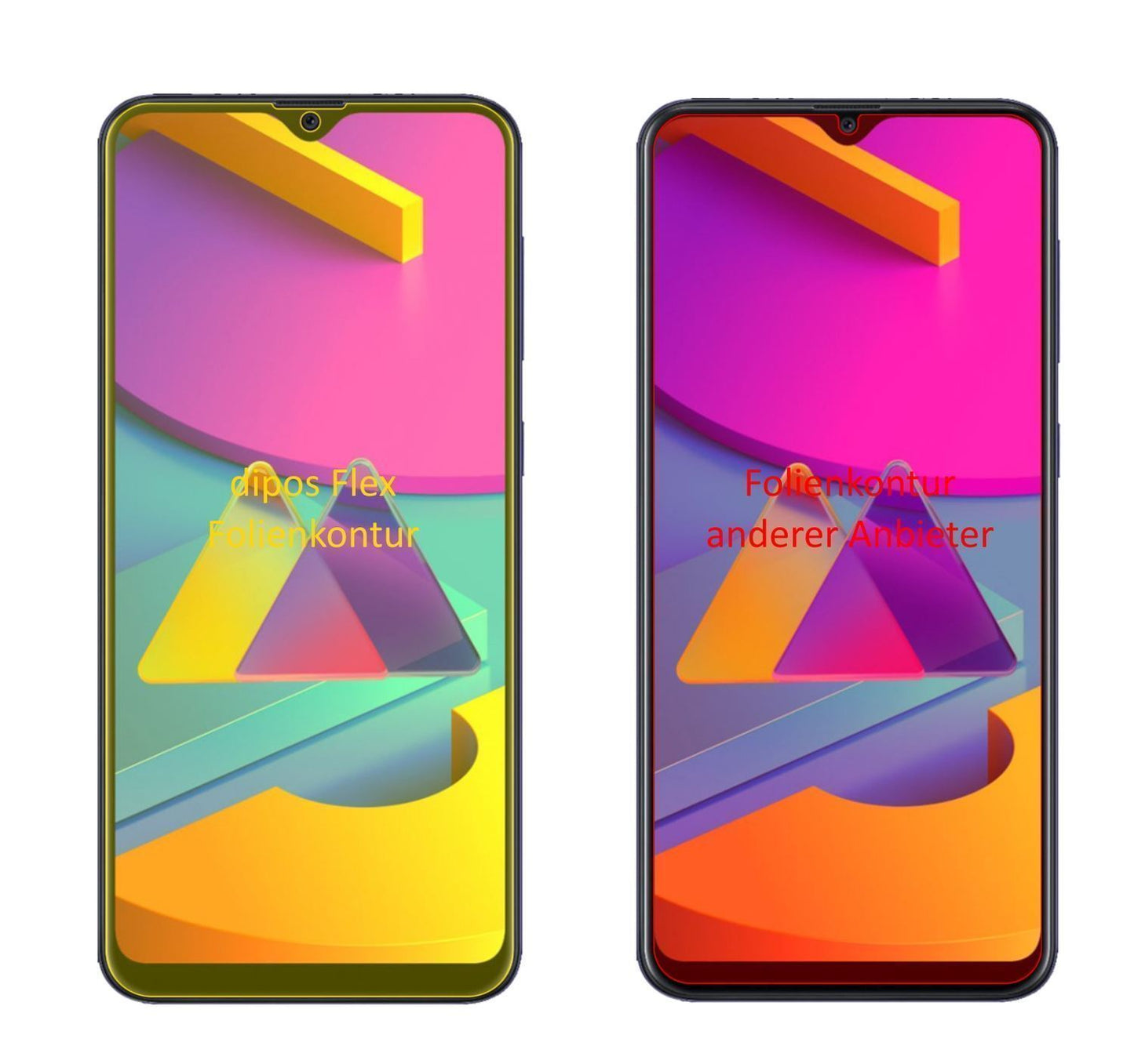 3x 3D Full Cover Schutzfolie für Samsung Galaxy M1 (2)