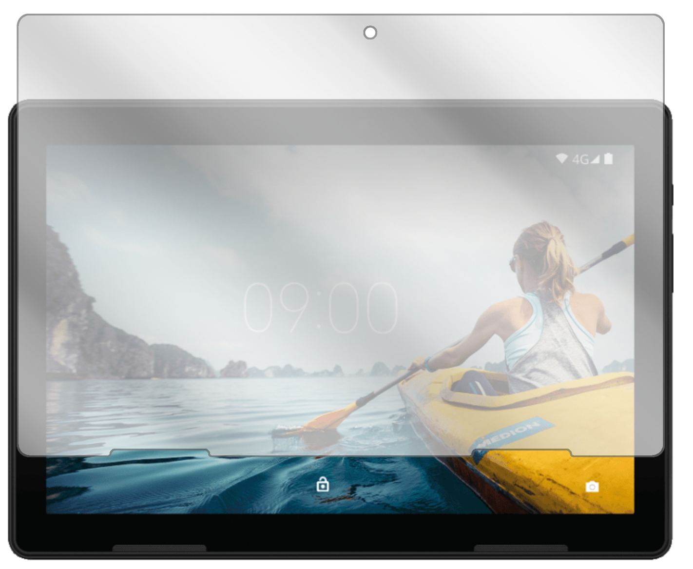 1x Schutzfolie klar für Medion LifeTab E10702 Disp (2)
