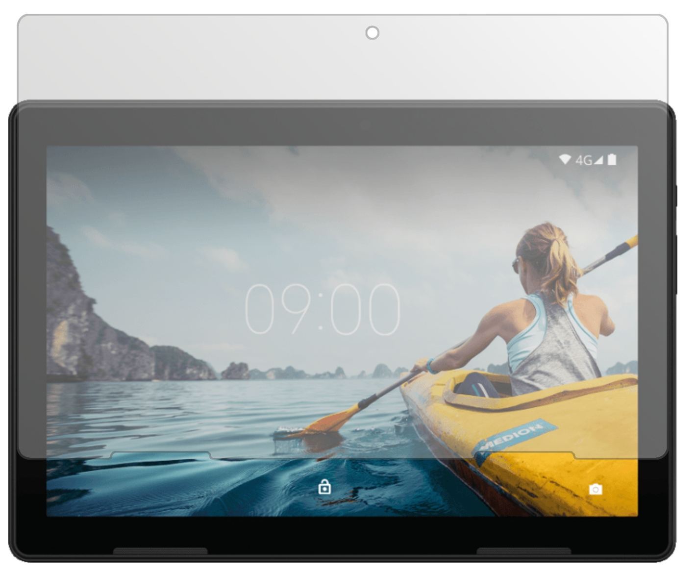 2x Schutzfolie matt für Medion LifeTab E10702 Disp (2)