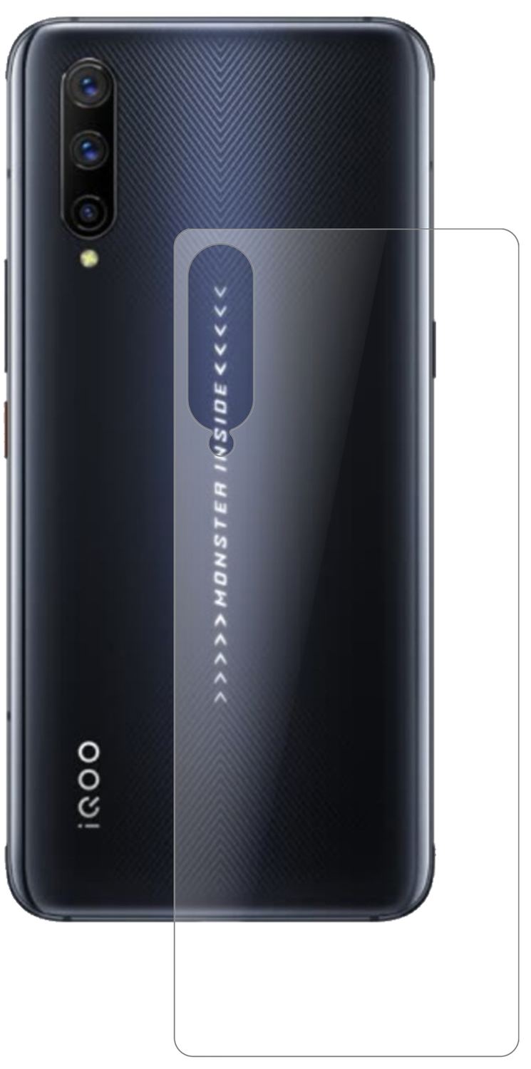 1x 9H Schutzfolie matt für Vivo IQOO Pro 5G Rückse (2)