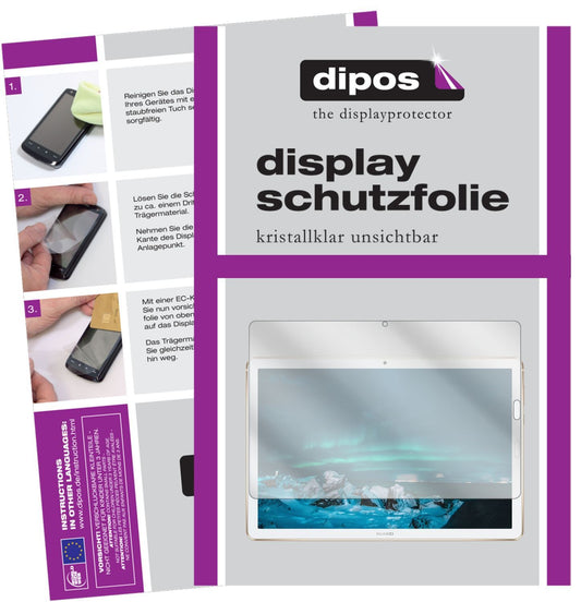 2x Schutzfolie klar für Huawei MediaPad M6 10.8 Zo (1)