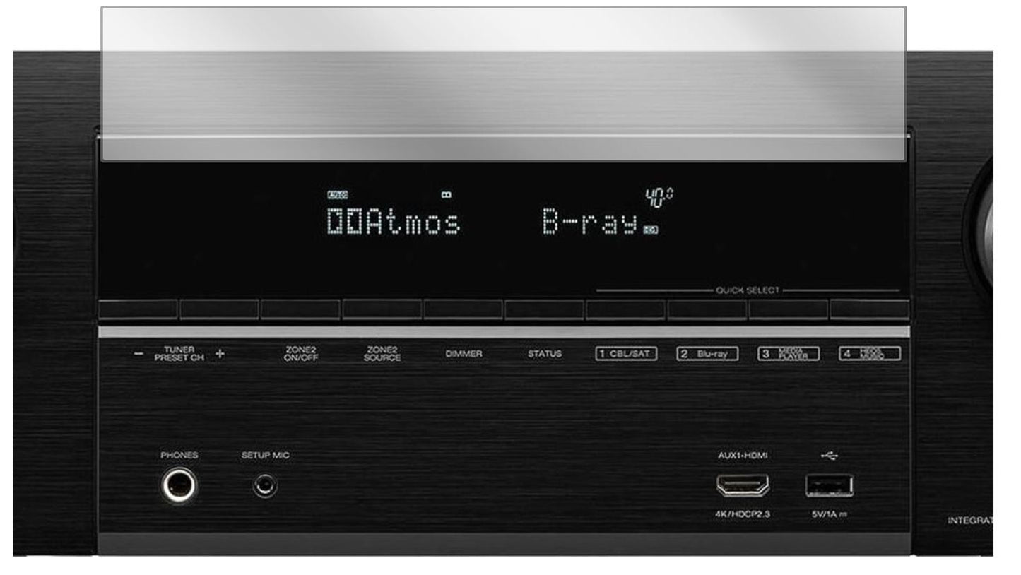 1x Schutzfolie klar für Denon AVR-X3600H Display-S (2)