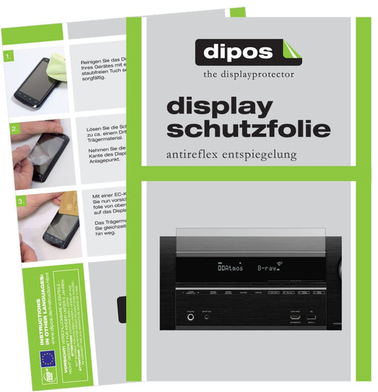 2x Schutzfolie matt für Denon AVR-X3600H Display-S (1)