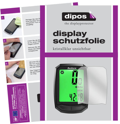 2x Schutzfolie klar für Backture Realtime Speed Tr (1)