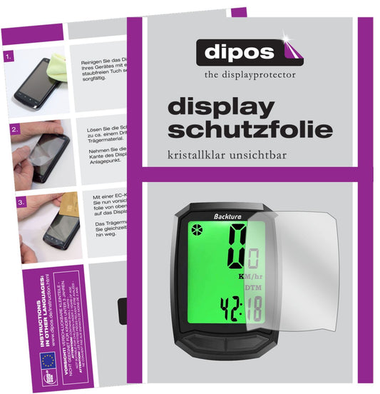 2x Schutzfolie klar für Backture Realtime Speed Tr (1)