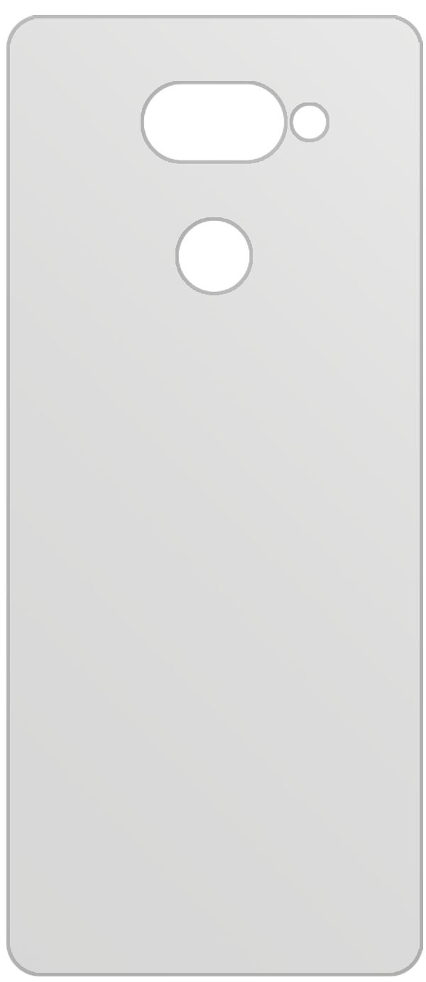 5x Schutzfolie matt für LG K40s Rückseite Display- (3)