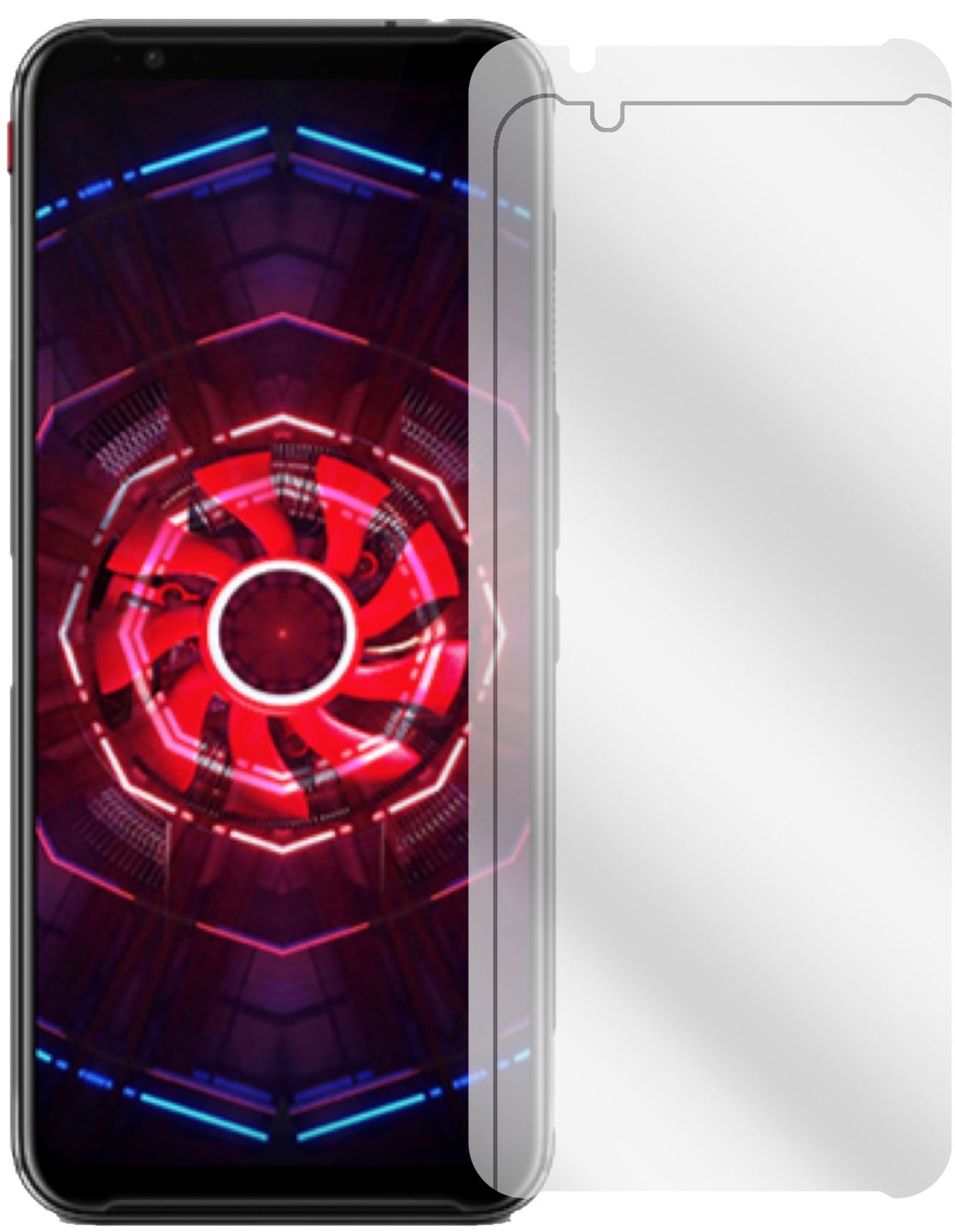 1x Schutzfolie klar für nubia Red Magic 3s Display (2)