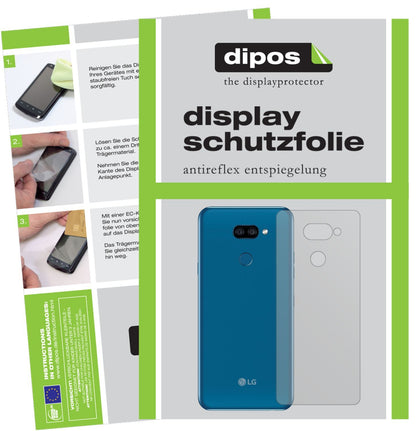 6x Schutzfolie matt für LG K40s Rückseite Display- (1)