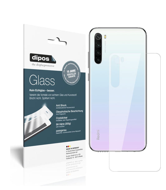 1x 9H Schutzfolie für Xiaomi Redmi Note 8T Rücksei (1)