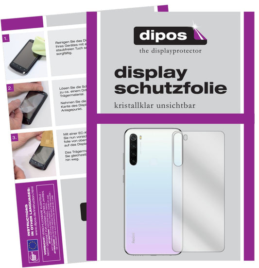 5x Schutzfolie klar für Xiaomi Redmi Note 8T Rücks (1)