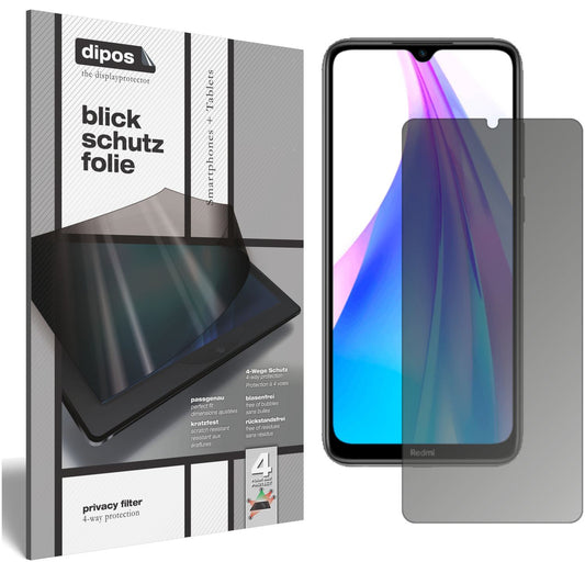 Blickschutzfolie für Xiaomi Redmi Note 8T matt Sch (1)