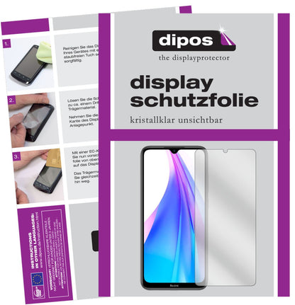 2x Schutzfolie klar für Xiaomi Redmi Note 8T Displ (1)
