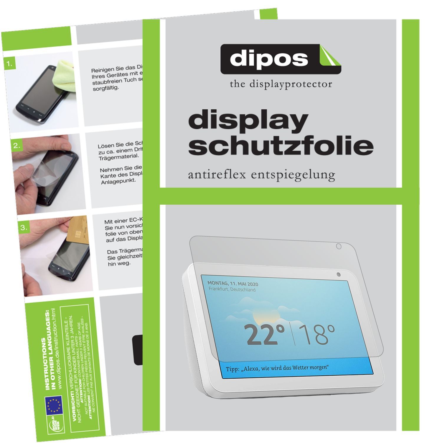 1x Schutzfolie matt für Amazn Echos Show 8 Display (1)
