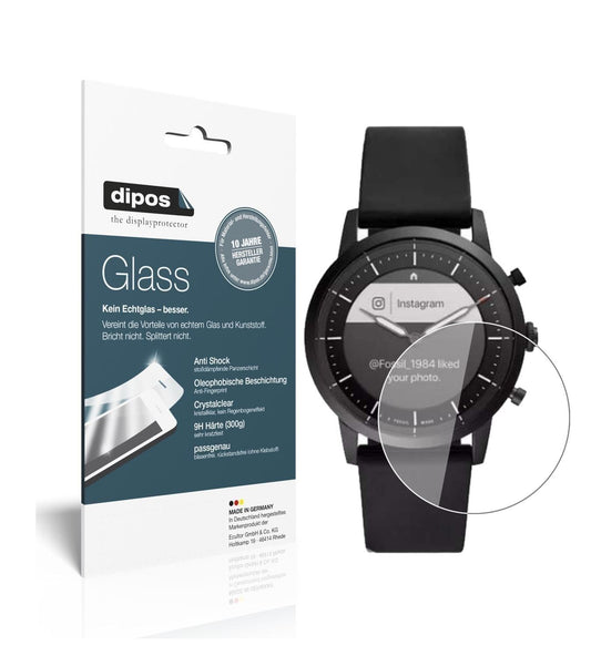 2x 9H Schutzfolie für Fossil Hybrid HR Panzerfolie (1)
