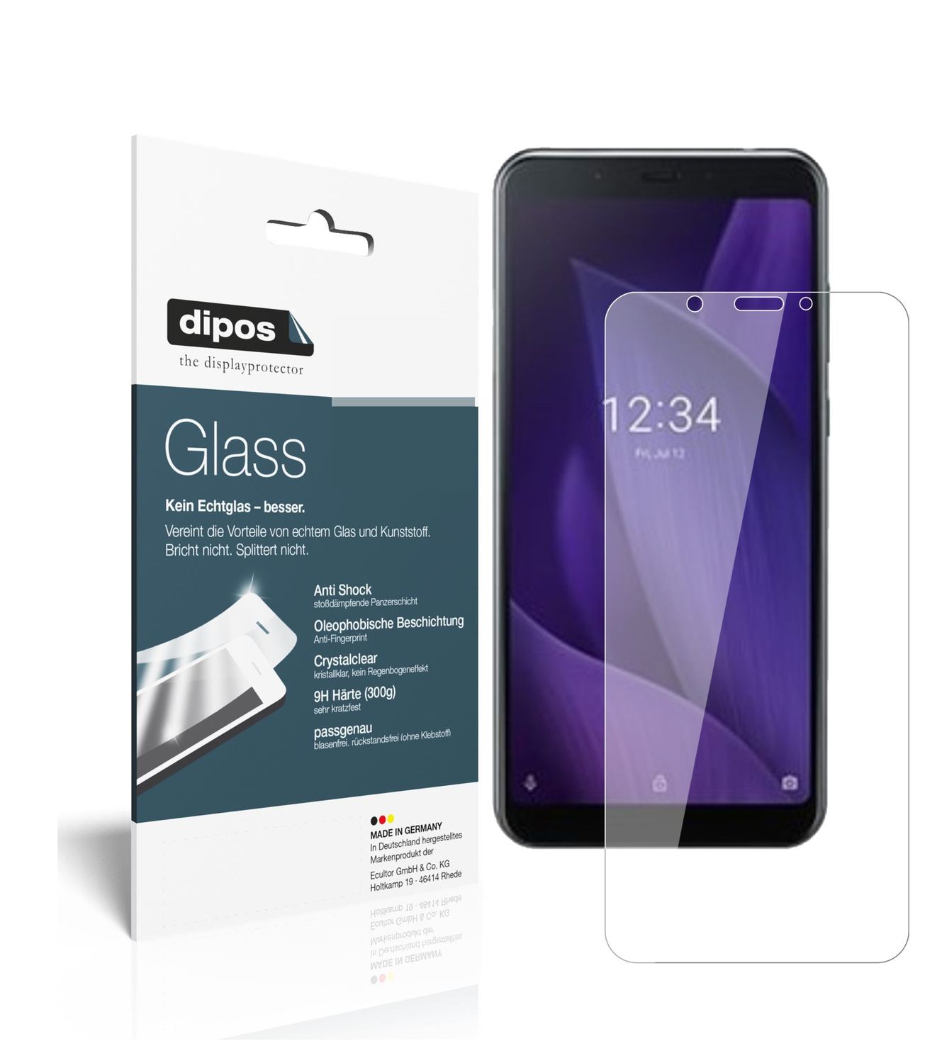 2x 9H Schutzfolie für Sharp Aquos V Panzerfolie (1)