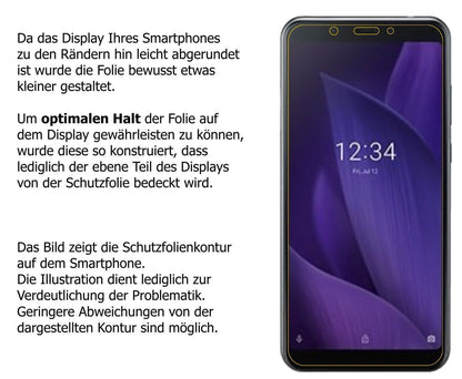 2x 9H Schutzfolie für Sharp Aquos V Panzerfolie (3)