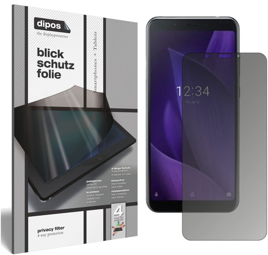 Blickschutzfolie für Sharp Aquos V matt Schutzfoli (1)