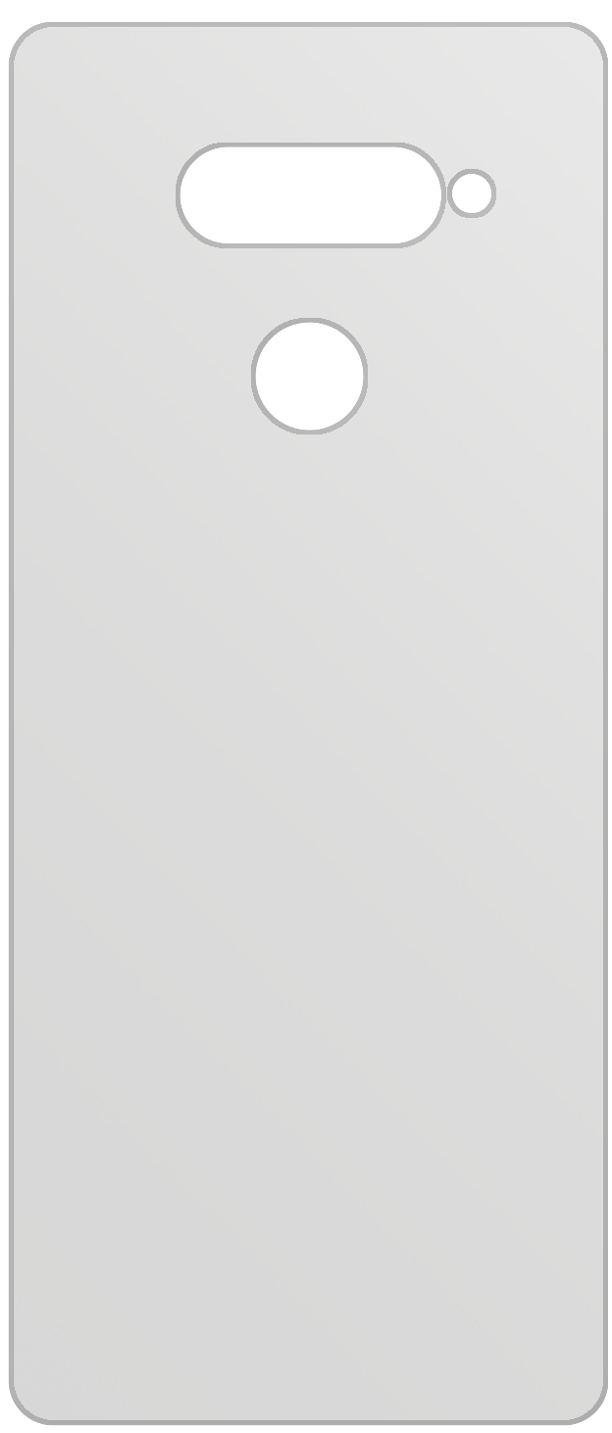 5x Schutzfolie matt für LG K50S Rückseite Display- (3)