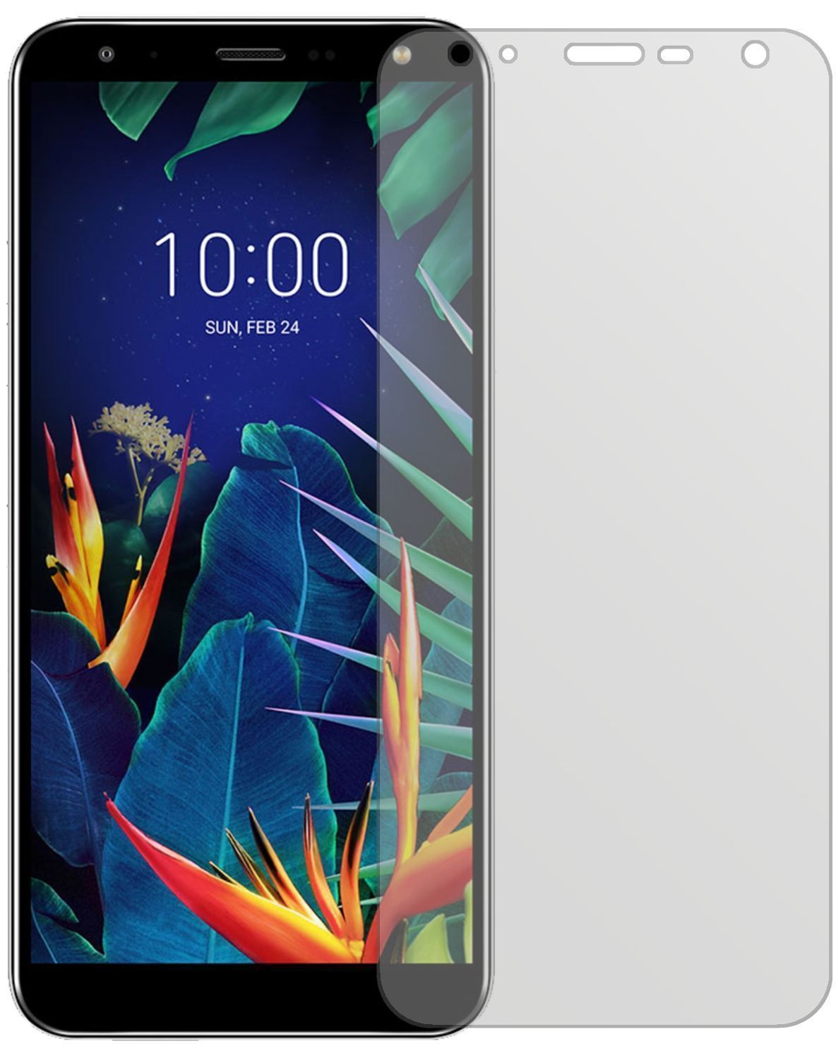 2x Schutzfolie matt für LG K40S Display-Schutzfoli (2)
