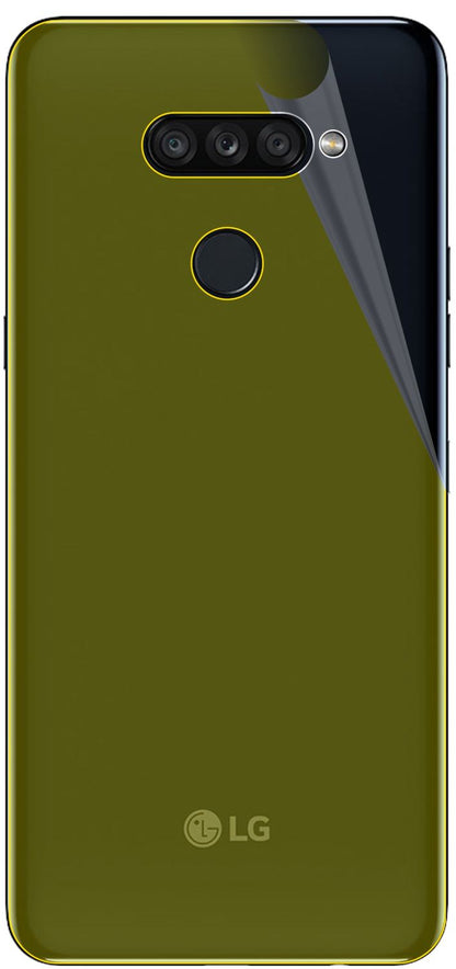 3x 3D Full Cover Schutzfolie für LG K50S Rückseite (3)