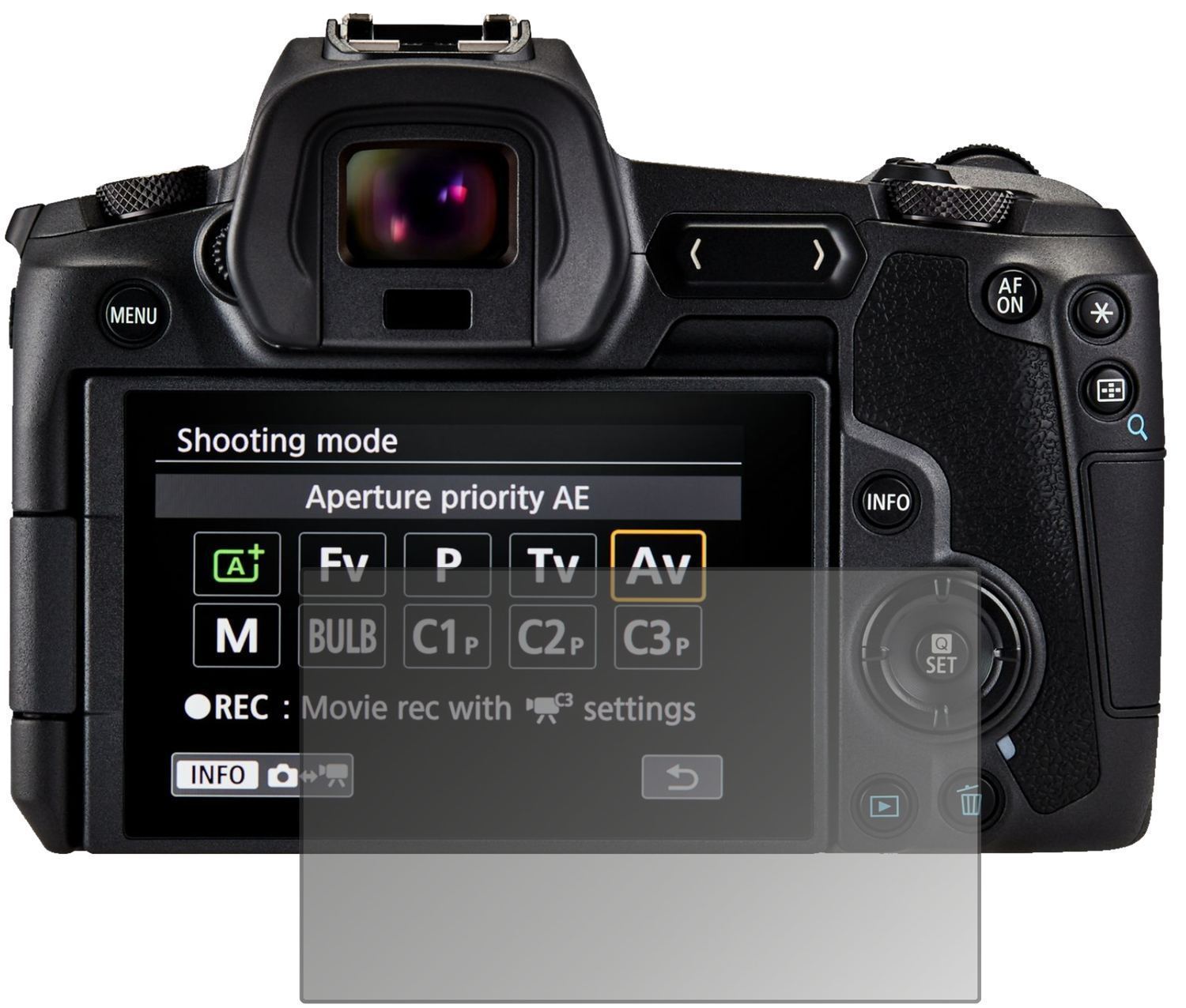 Blickschutzfolie für Canon EOS Ra matt Schutzfolie (1)