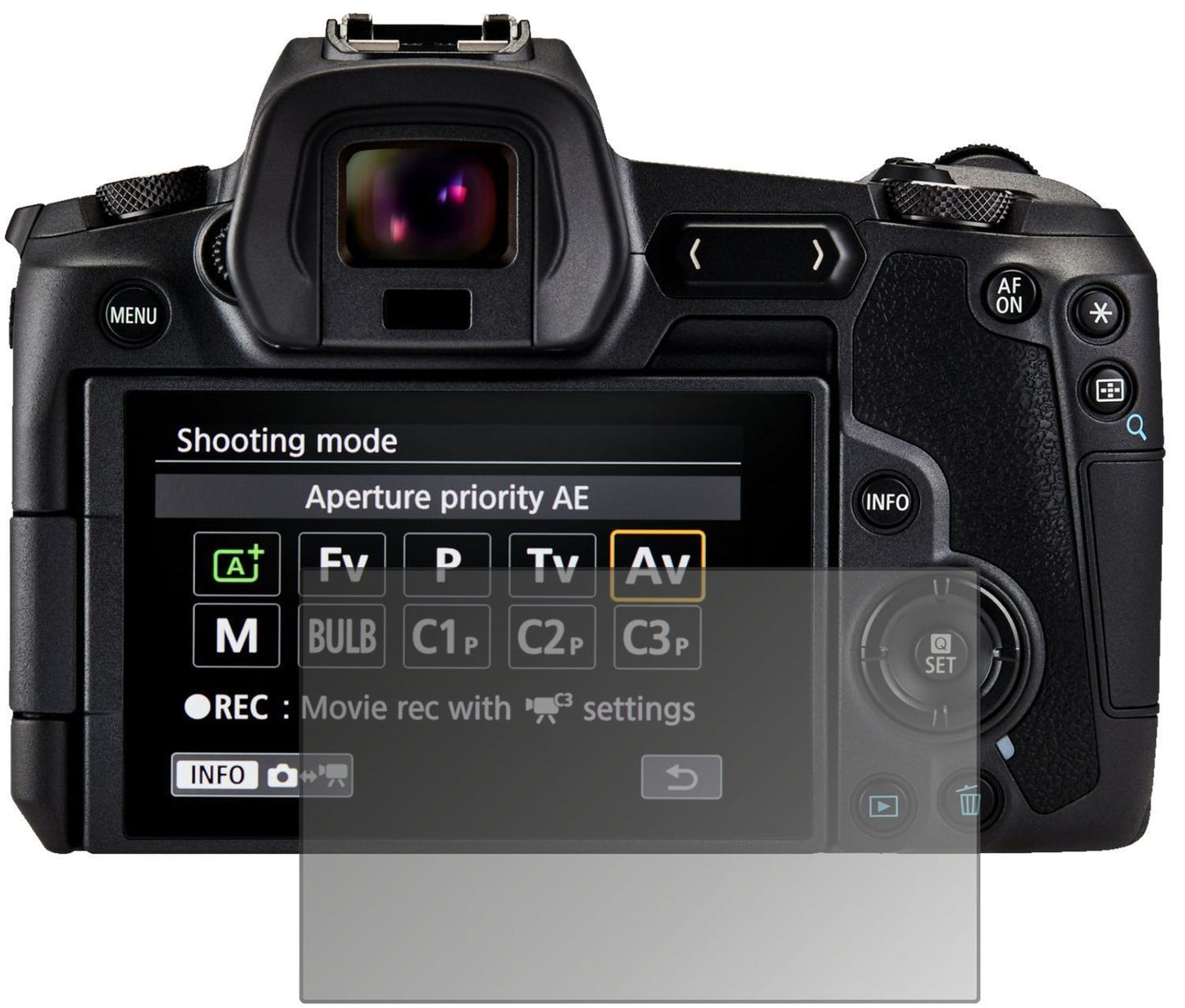 Blickschutzfolie für Canon EOS Ra matt Schutzfolie (1)