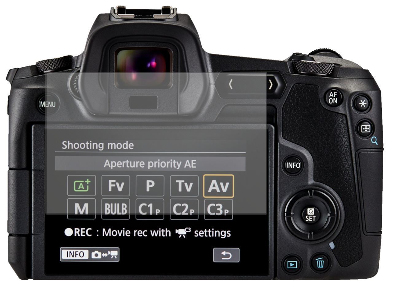 2x Schutzfolie matt für Canon EOS Ra Display-Schut (2)