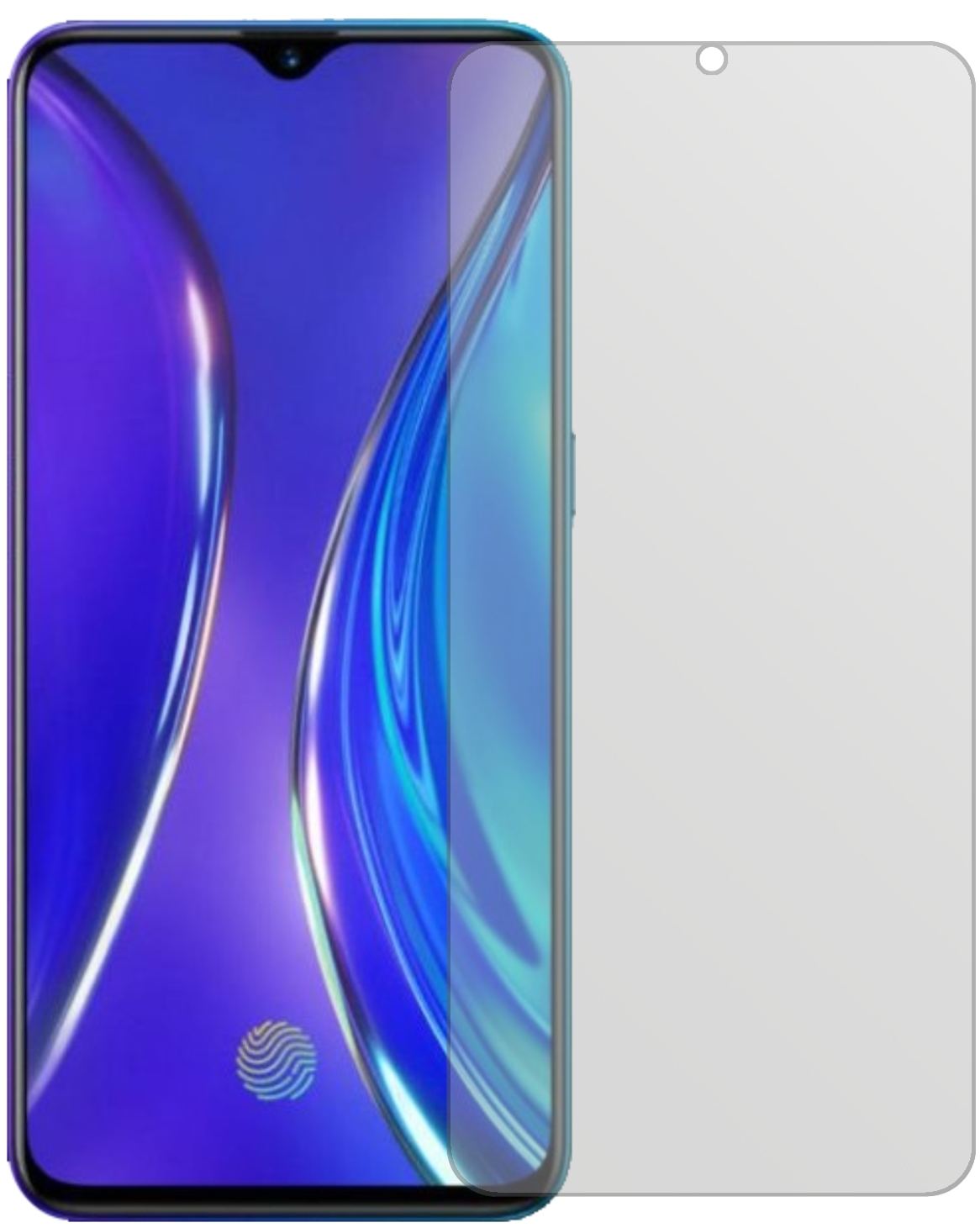 4x Schutzfolie matt für Oppo Realme X2 Display-Sch (2)