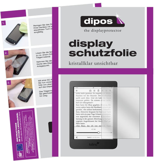 1x Schutzfolie klar für Tolino Page 2 Display-Schu (1)