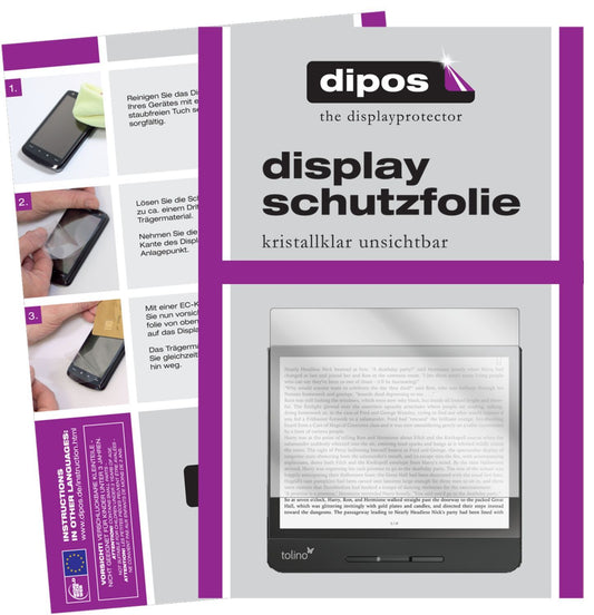 2x Schutzfolie klar für Tolino Vision 5 Display-Sc (1)