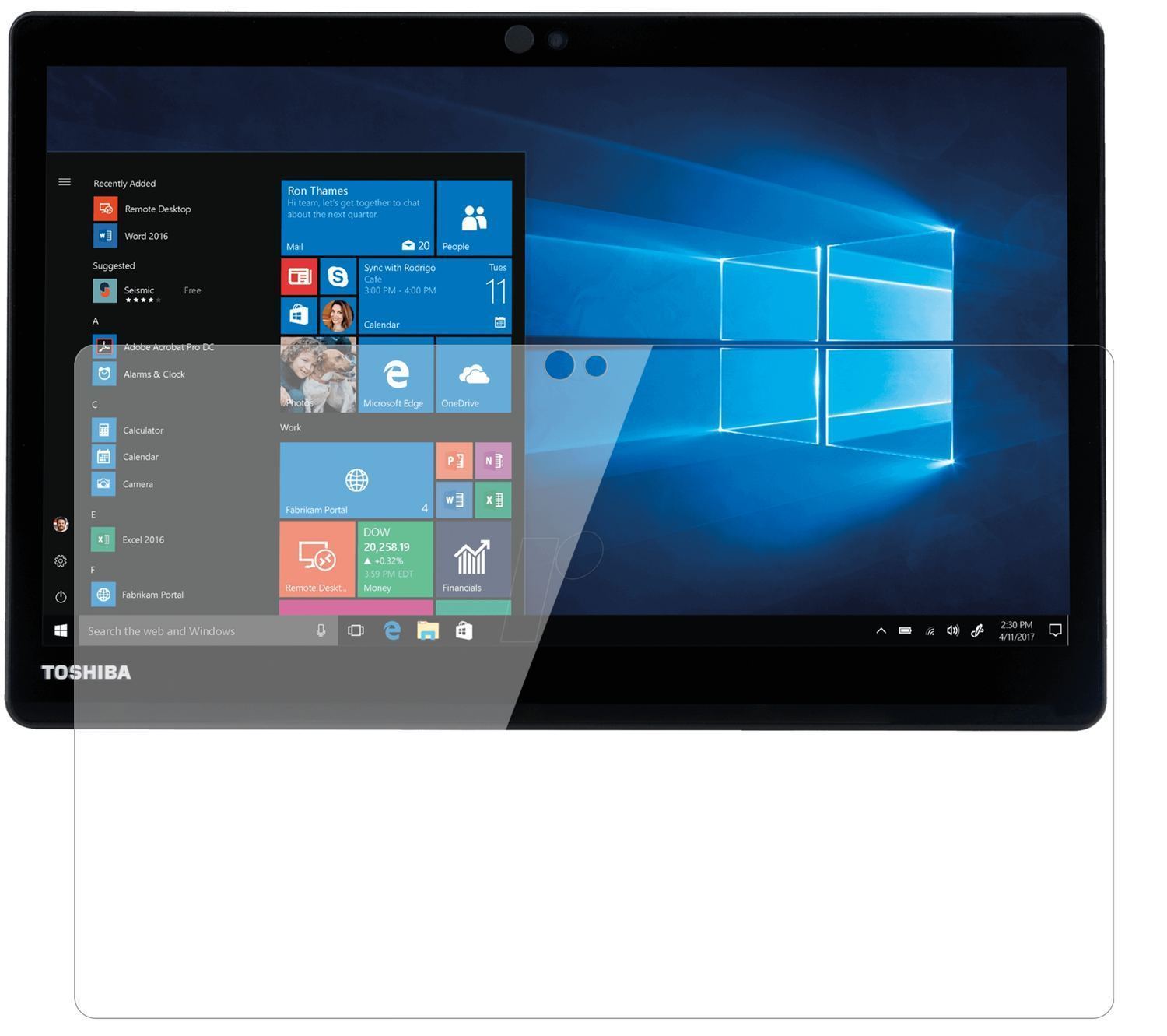 2x 9H Schutzfolie für Dynabook Portege X30T-E-109  (2)