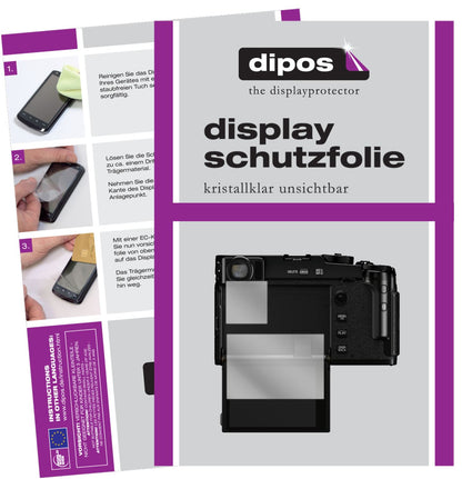 2x Schutzfolie klar für Fujifilm X-Pro3 Display-Sc (1)