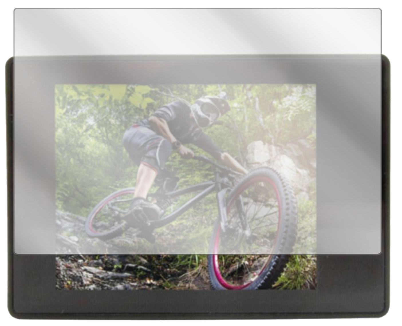 1x Schutzfolie klar für Easypix GoXtreme Black Haw (2)