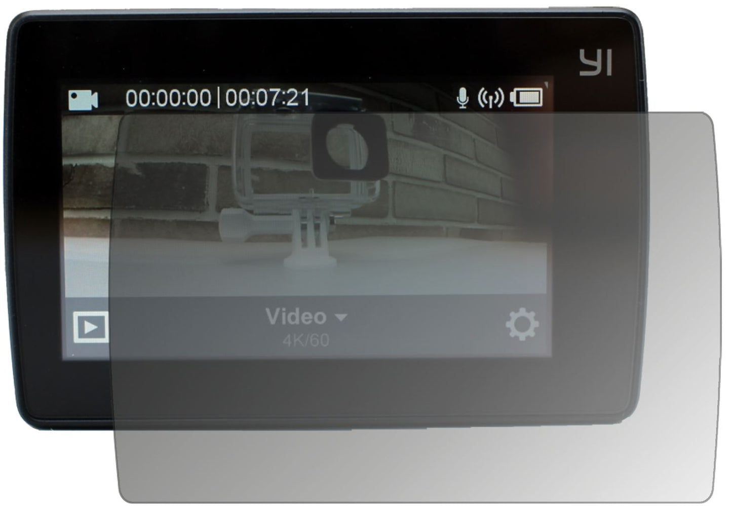 Blickschutzfolie für YI 4K Plus matt Schutzfolie P (1)