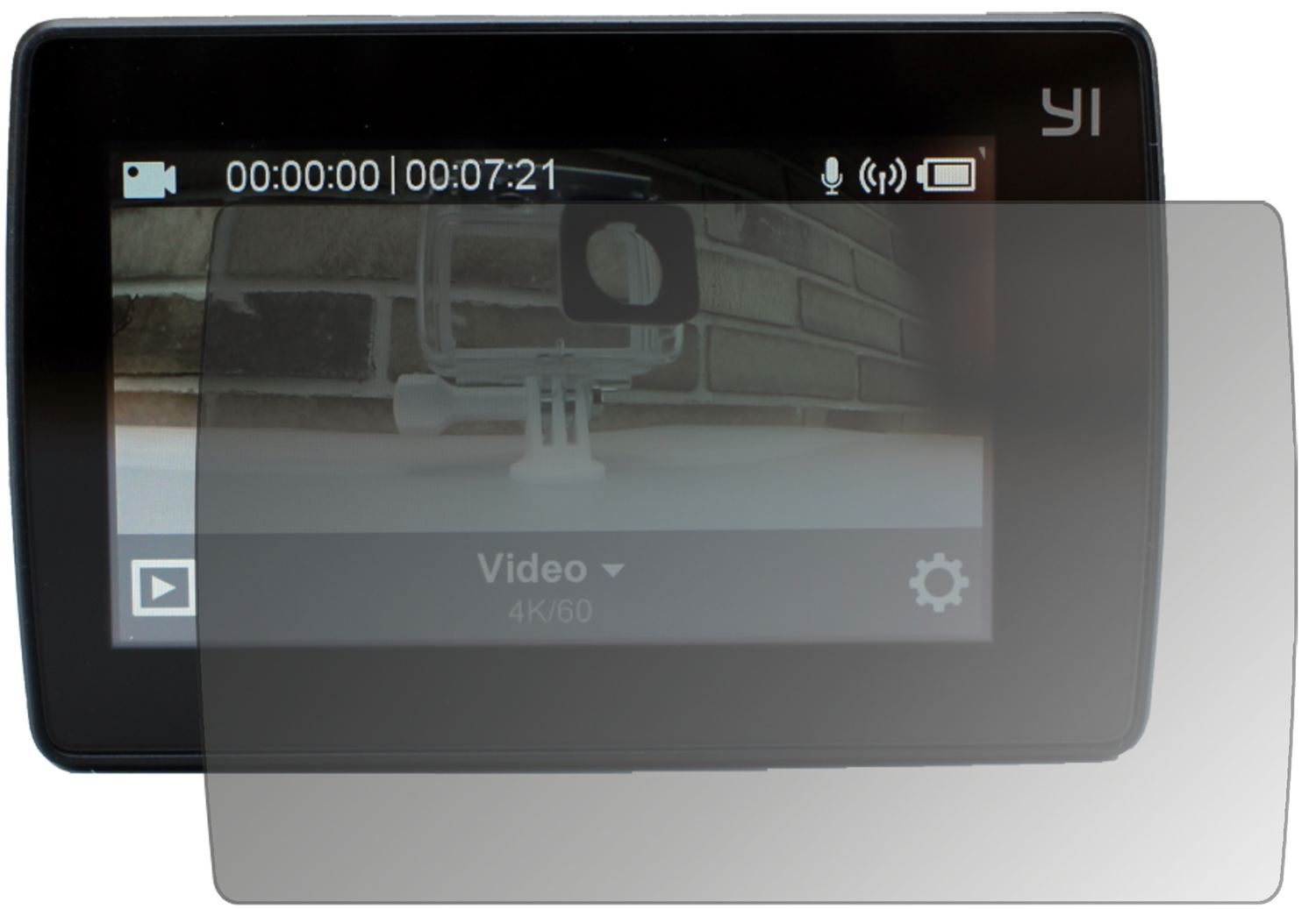 Blickschutzfolie für YI 4K Plus matt Schutzfolie P (1)