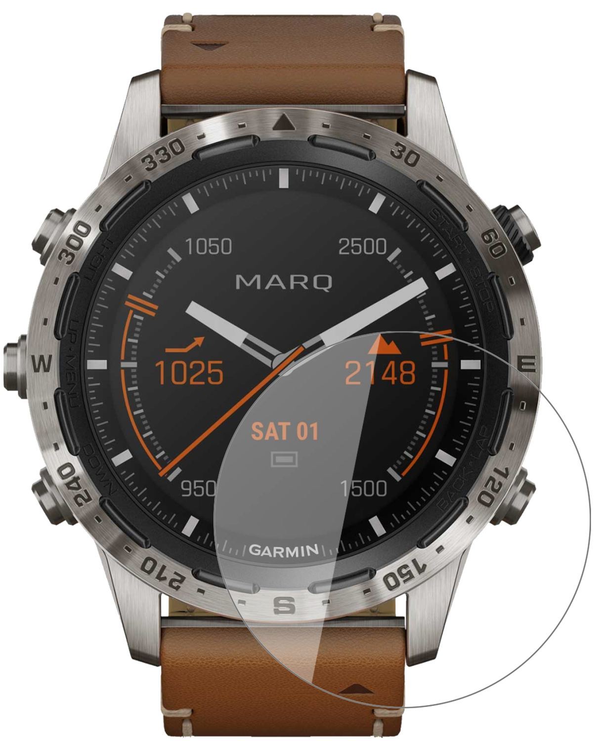 1x 9H Schutzfolie für Garmin MARQ Adventurer Panze (2)