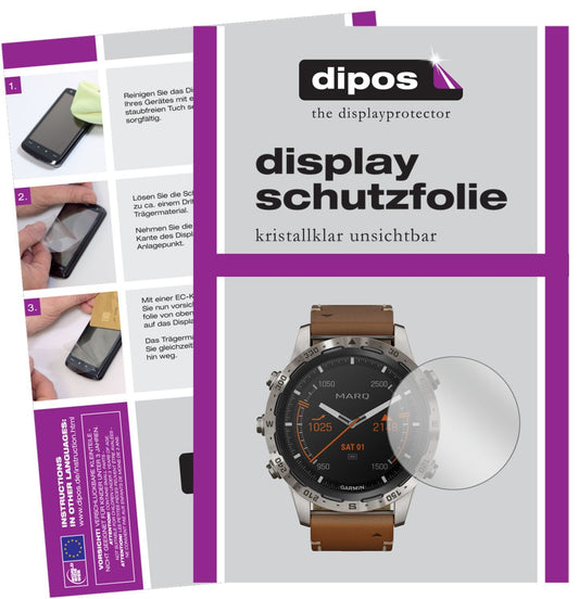 1x Schutzfolie klar für Garmin MARQ Adventurer Dis (1)