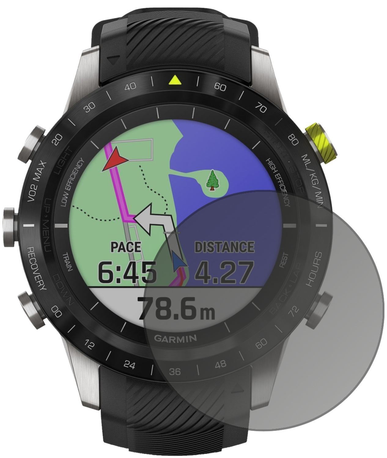 Blickschutzfolie für Garmin MARQ Athlete matt Schu (2)
