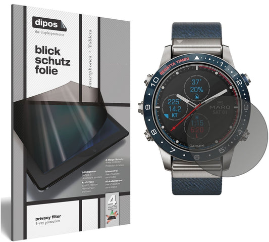 Blickschutzfolie für Garmin MARQ Captain matt Schu (1)