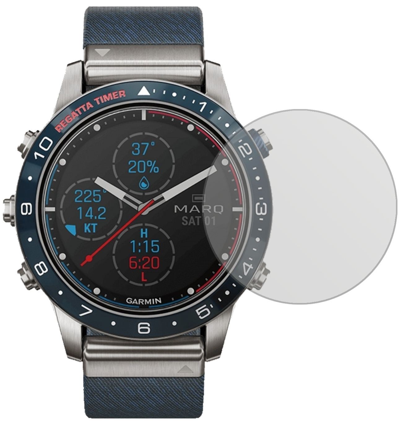 5x Schutzfolie matt für Garmin MARQ Captain Displa (2)