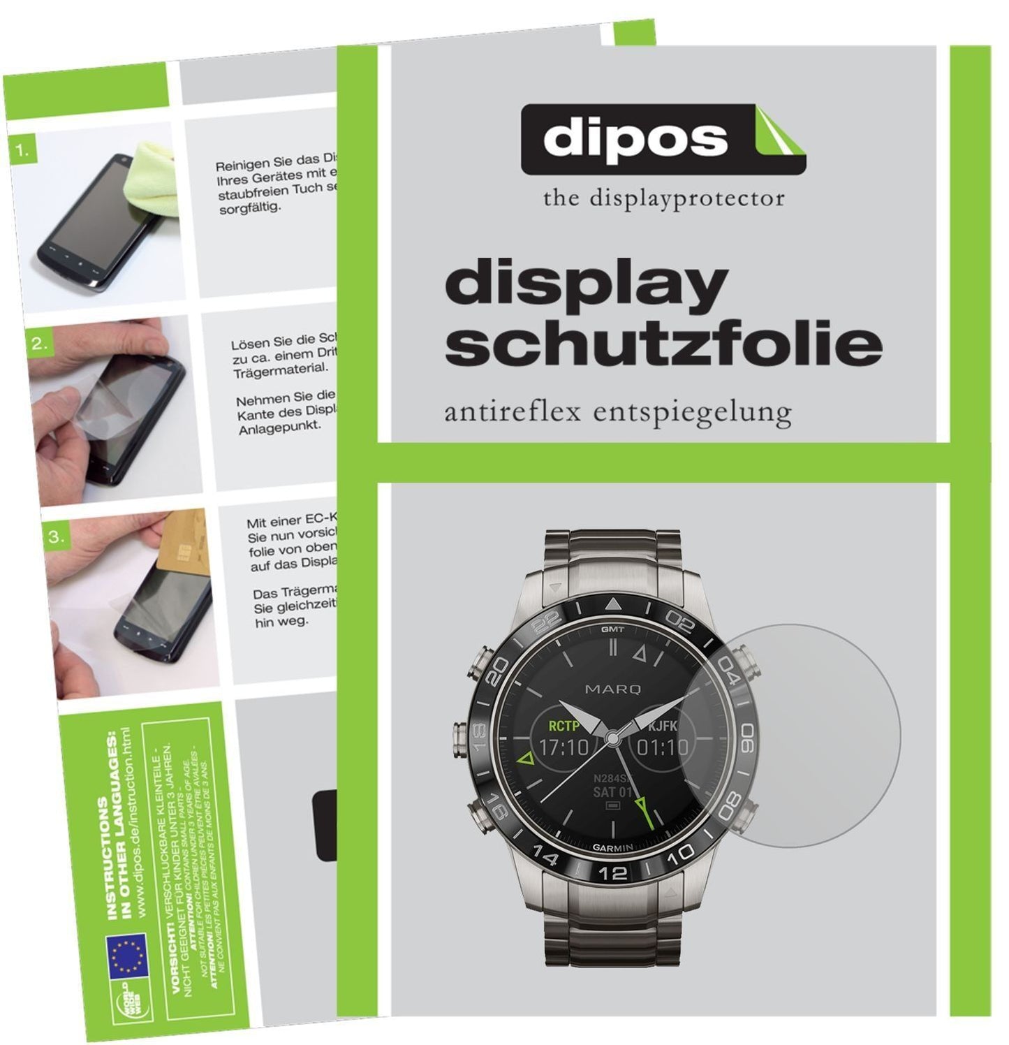 5x Schutzfolie matt für Garmin MARQ Aviator Displa (1)