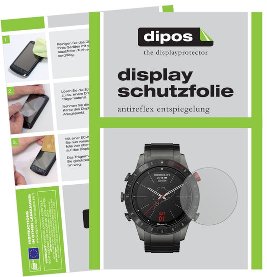 5x Schutzfolie matt für Garmin MARQ Driver Display (1)